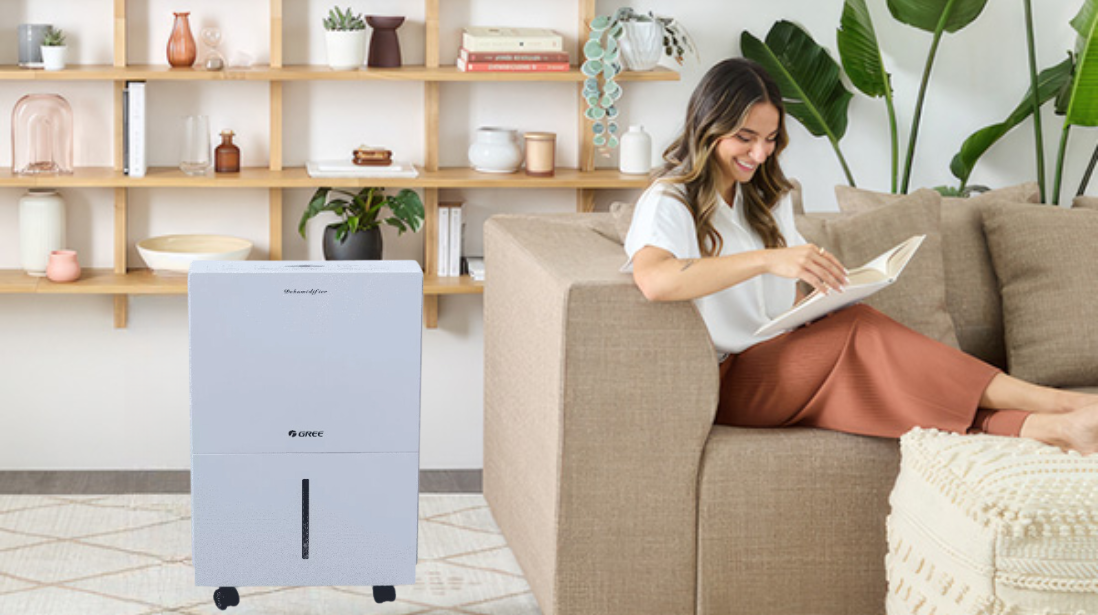 Where should a dehumidifier be used? AC GHAR